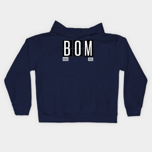 BOM - Mumbai Airport Code Souvenir or Gift Shirt Apparel Kids Hoodie